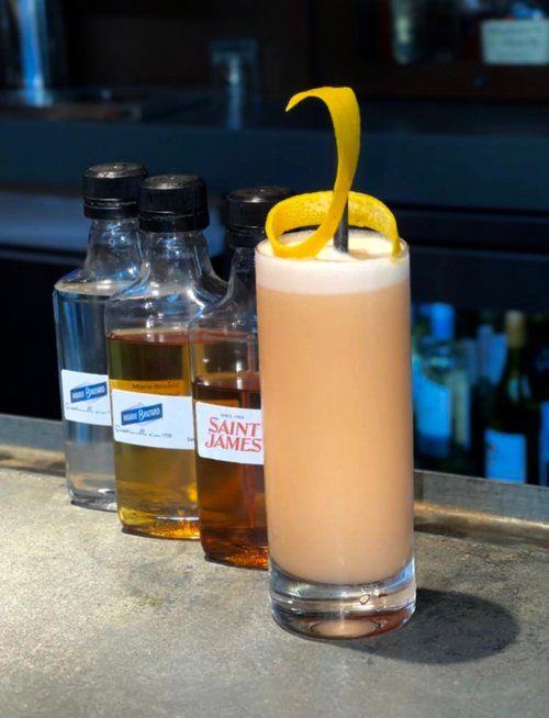 Drink Mt Auburn Famous Ramos created by Emma Alexander