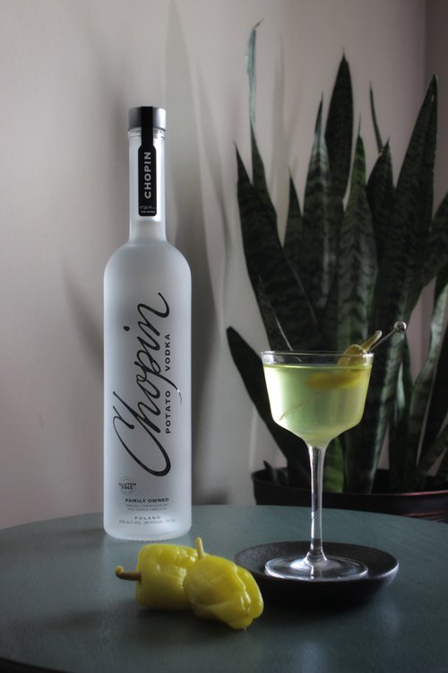 Drink The Pepperontini created by Rosa Arcos-Adams