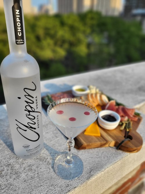 Drink The Cho(pin) Extra Martini created by Nicole Salicetti