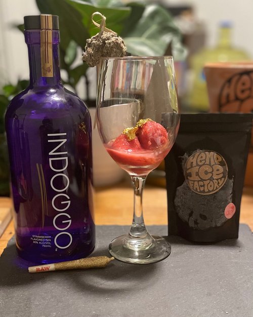 Drink Hippy Indoggo created by Jocelyn Lightfoot