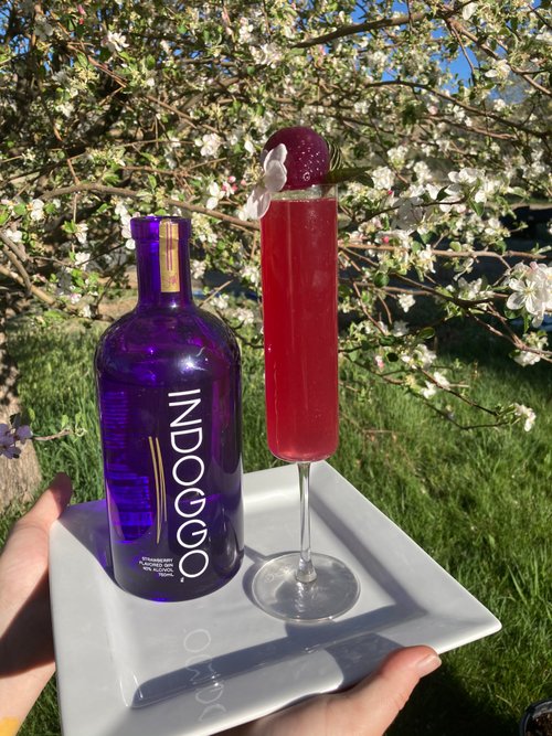 Drink Strawberry blossoms created by Miguel Colorado