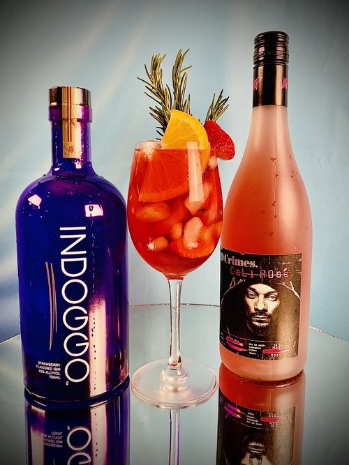 Drink (Strawberry Kush 71’) aka Chuuch Spritz created by Bjorn Taylor