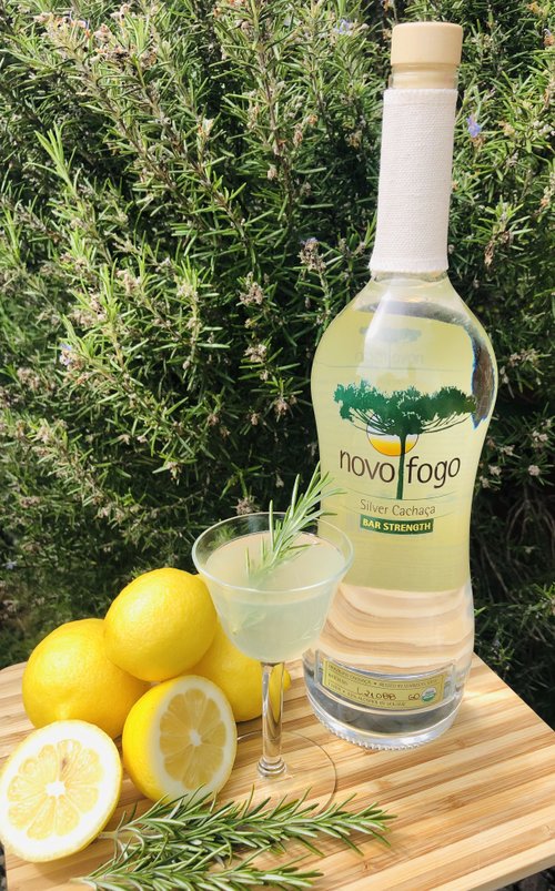 Drink Novo Rosemary Caipirinha created by Allison Sadauskas