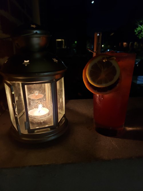 Drink Van Gogh's Starry Night created by Bridger Dale