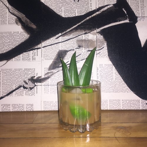 Drink Fronds Without Benefits created by Katy Dimick