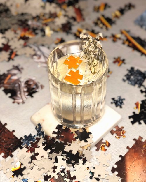 Drink “off-white negroni” created by Wes Meyn