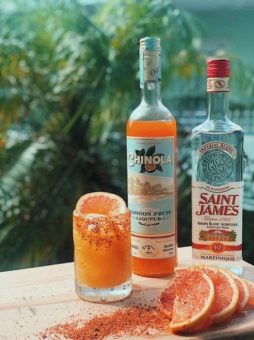 Drink Saint James Passion created by Santiago Vasquez Cuberos