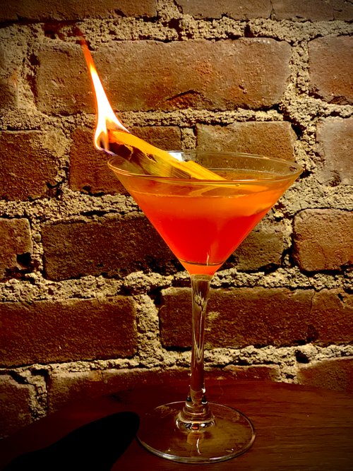 Drink The Fire Escape created by Elise Murphy