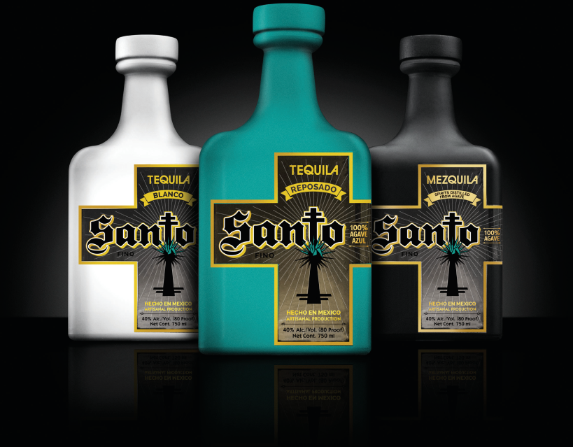 Santo Tequila Bottles