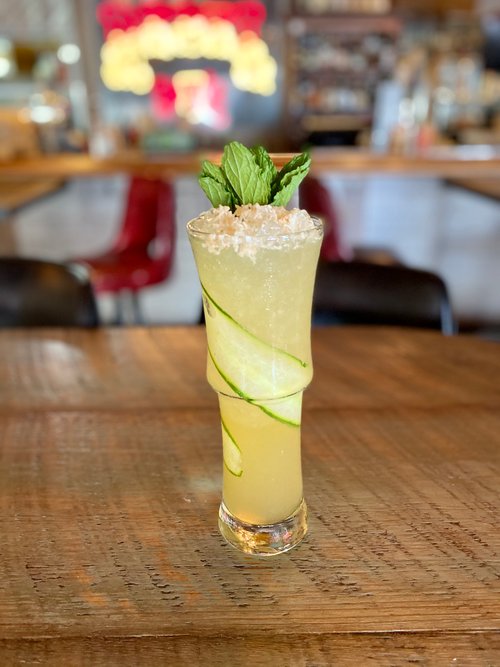 Drink Beneath the Palms created by Michael Demahy