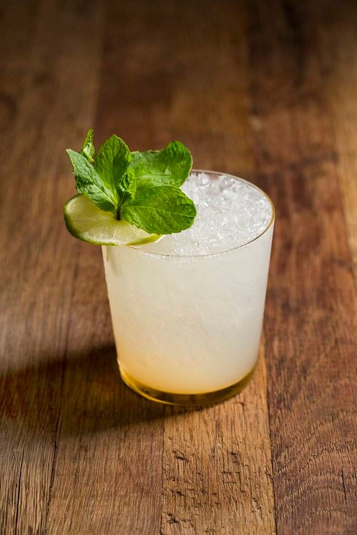 Drink Summer Peach Mule created by Angela Morales