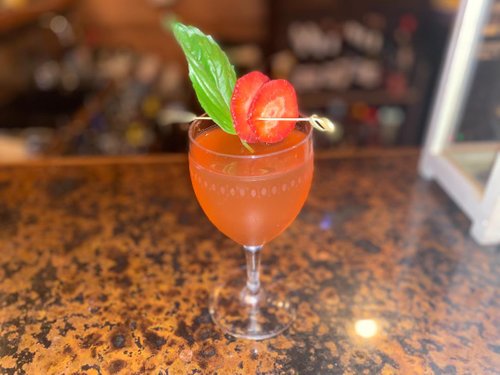 Drink Rose "the texas way" created by belinda lara
