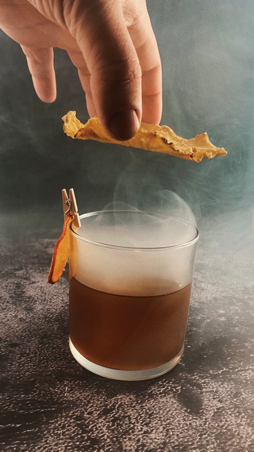 Drink Smoked Drinks in the Dark created by Daniel Friedman