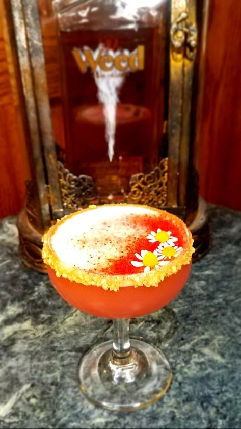 Drink Strawberry Fields (is anywhere you want to go. – John Lennon) created by Lauren Pellecchia